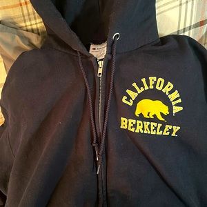 Cal, Berkeley hoodie full zip